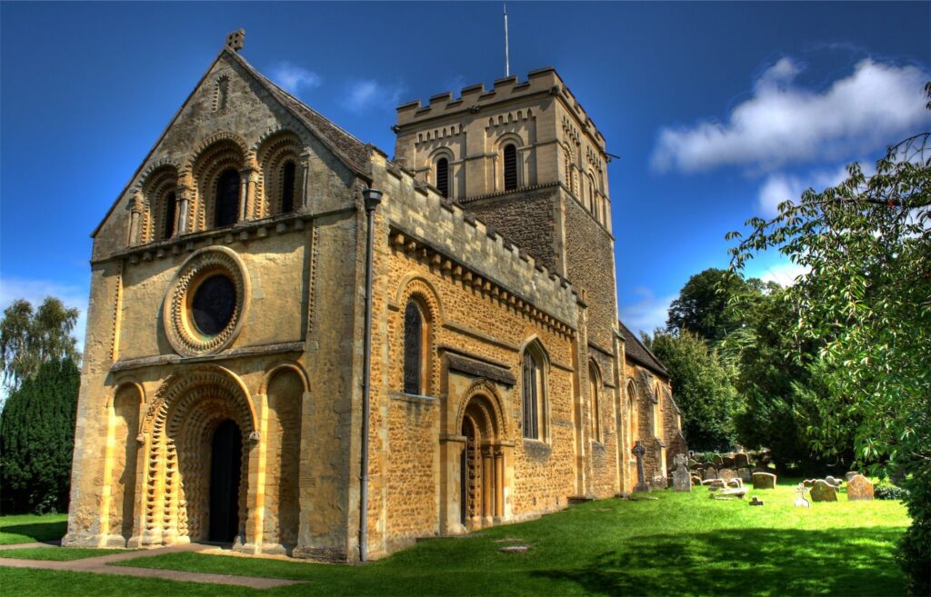 A traditional Norman church