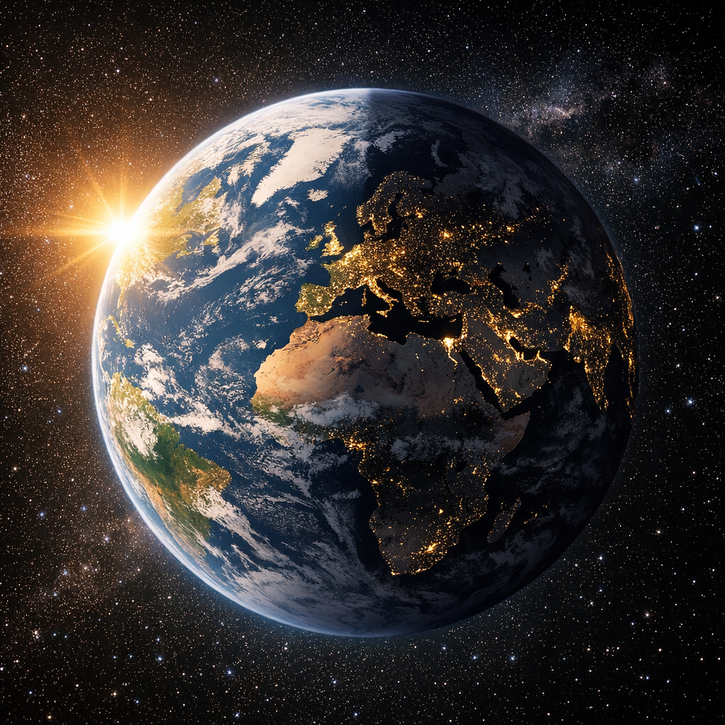 Earth day-night binary opposition