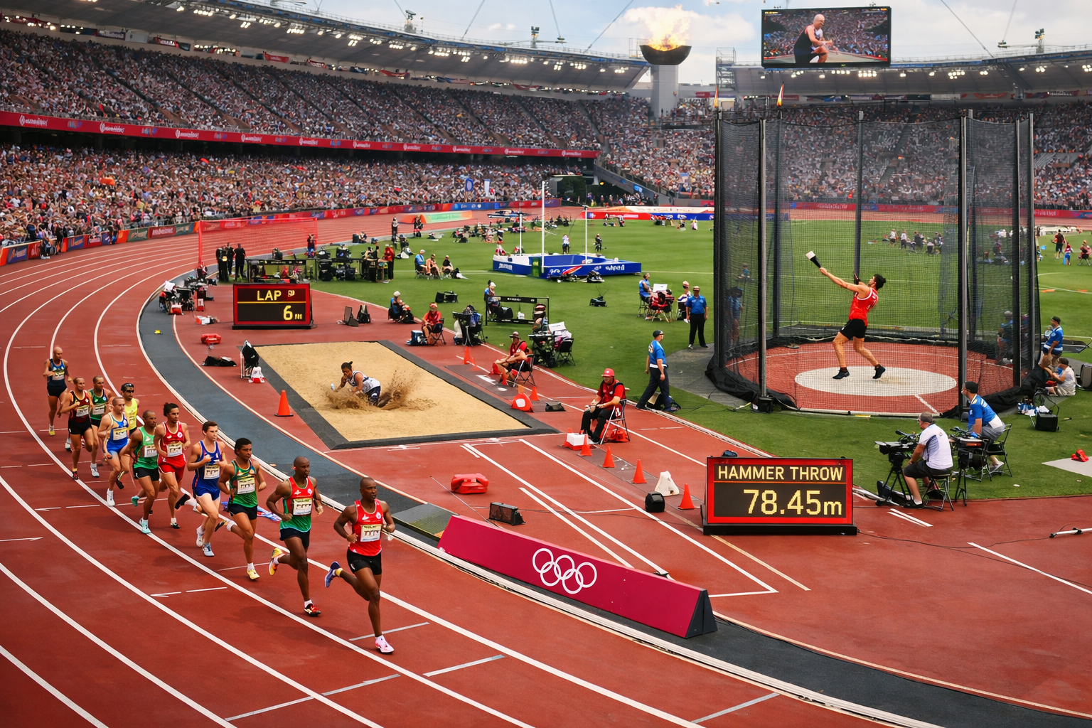 The Olympic games is full of actions; verbs that we should be able to name